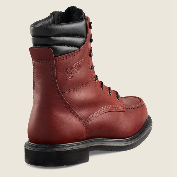 Red Wing Iş Botu Erkek - Supersole® - 8-Inch Soft Toe - Bordo - 93MFAPLBI